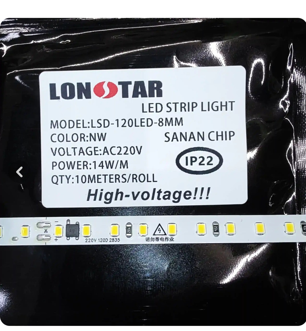 ریسه لان استار تراکم ۱۲۰ ۲۲۰ ولت برق مستقیم